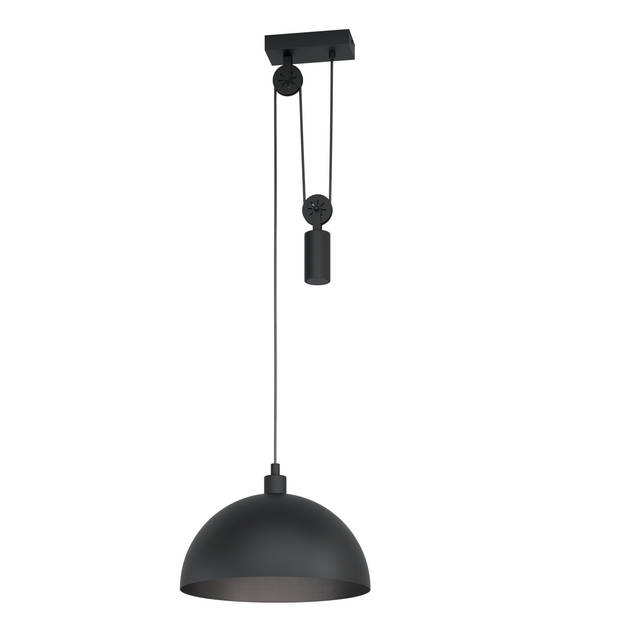 EGLO Winkworth - Hanglamp - E27 - Ø 38 cm - Zwart