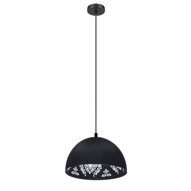 EGLO Congresbury Hanglamp - E27 - Staal - Zwart;Wit