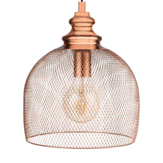 EGLO Straiton Hanglamp - E27 - Ø 28 cm - Koper