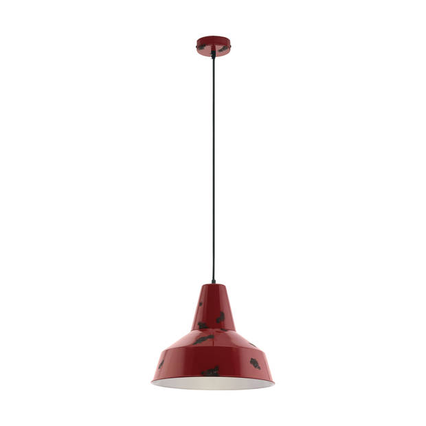 EGLO Vintage Somerton - Hanglamp - 1 Lichts - Rood