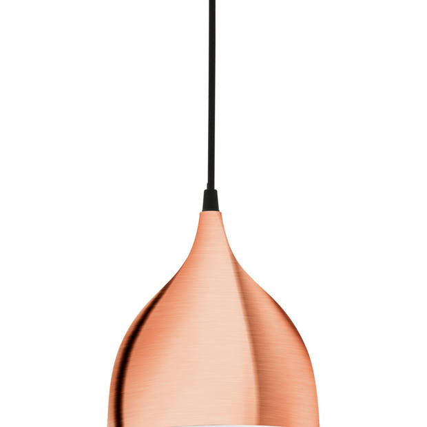 EGLO Coretto - Hanglamp - 1 Lichts - Ø170mm. - Koperkleurig
