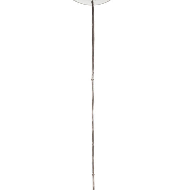 EGLO Cossano - Hanglamp - 1 Lichts - Ø50cm - Nikkel-Mat - Ahorn