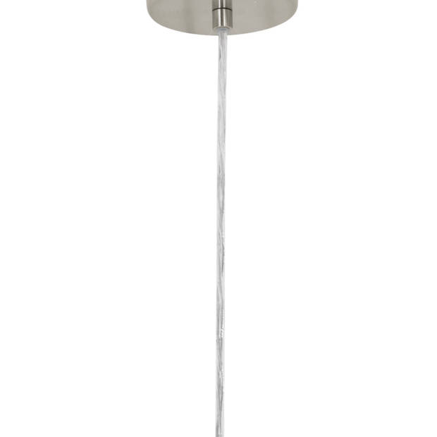 EGLO Pasteri - Hanglamp - 1 Lichts - ø530 mm. Nikkel-Mat - Wit - Koper