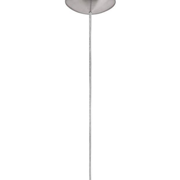 EGLO  Cossano 2 Hanglamp - 1 Lichts - Ø50cm - Nikkel-Mat - Donkerbruin