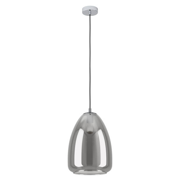 EGLO Alobrase Hanglamp - 1 lichts - Ø30 cm - E27 - Chroom