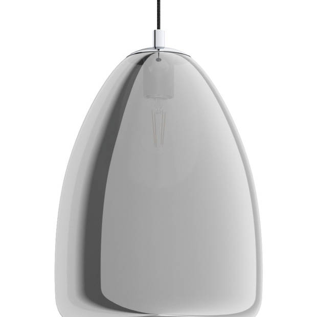 EGLO Alobrase Hanglamp - 1 lichts - Ø30 cm - E27 - Chroom