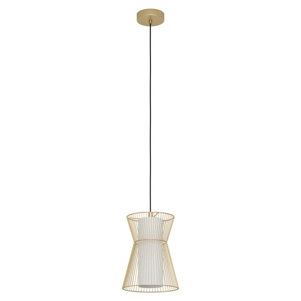 EGLO Maseta Hanglamp - E27 - Ø 22,5 cm - Goud/Wit