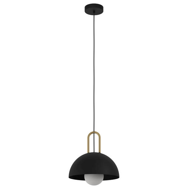 EGLO Calmanera Hanglamp - E27 - Ø 32,5 cm - Zwart/Geelkoper