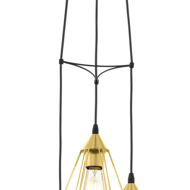 EGLO Tarbes Hanglamp - E27 - Ø 35,5 cm - Goud