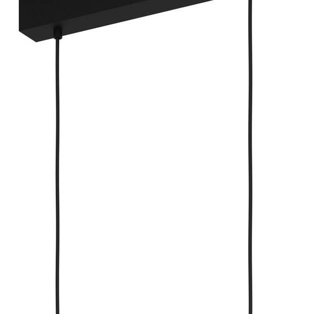 EGLO Townshend Hanglamp - E27 - 90 cm - Zwart/Bruin
