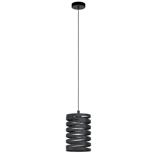 EGLO Cremella Hanglamp - E27 - Ø 18 cm - Zwart
