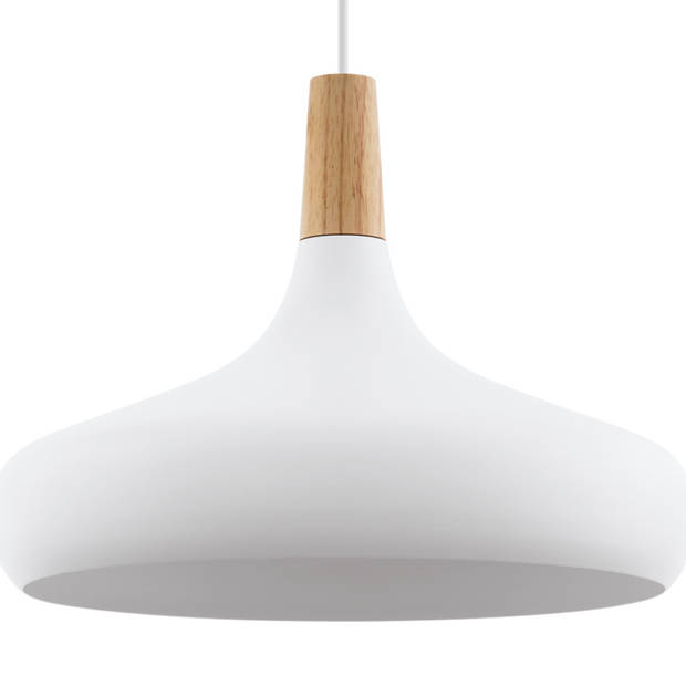 EGLO Sabinar Hanglamp - E27 - Ø 40 cm - Wit/Bruin