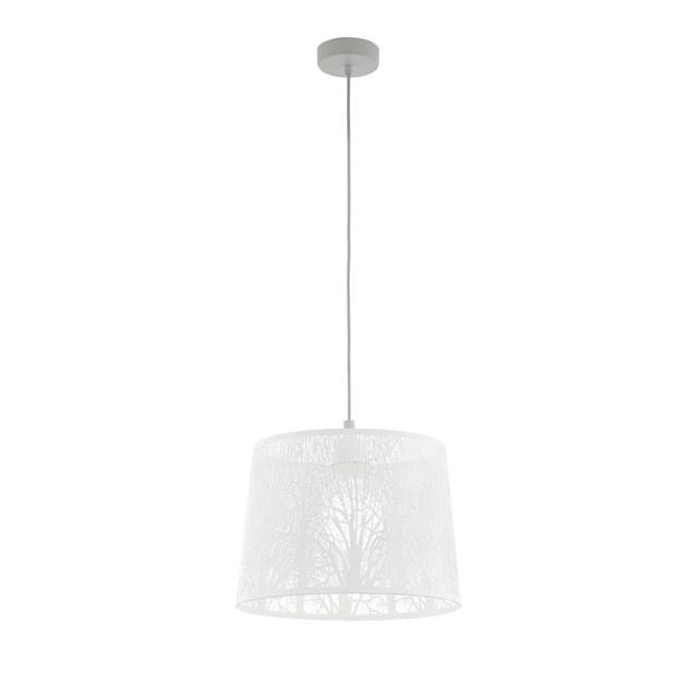 EGLO Hambleton Hanglamp - E27 - Ø 35 cm - Grijs/Wit