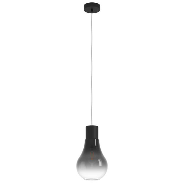 EGLO Chasely Hanglamp - E27 - Ø 20 cm - Zwart