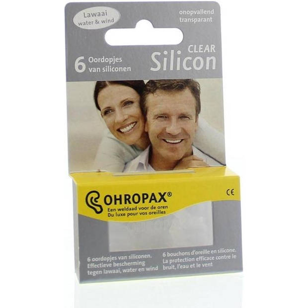 Ohropax - Clear Siliconen Oordoppen - 3 paar