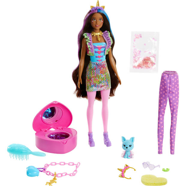 Barbie Color Reveal Ultimate Reveal Wave 2 Fantasy Fashion Unicorn Eenhoorn - Barbiepop - Roze