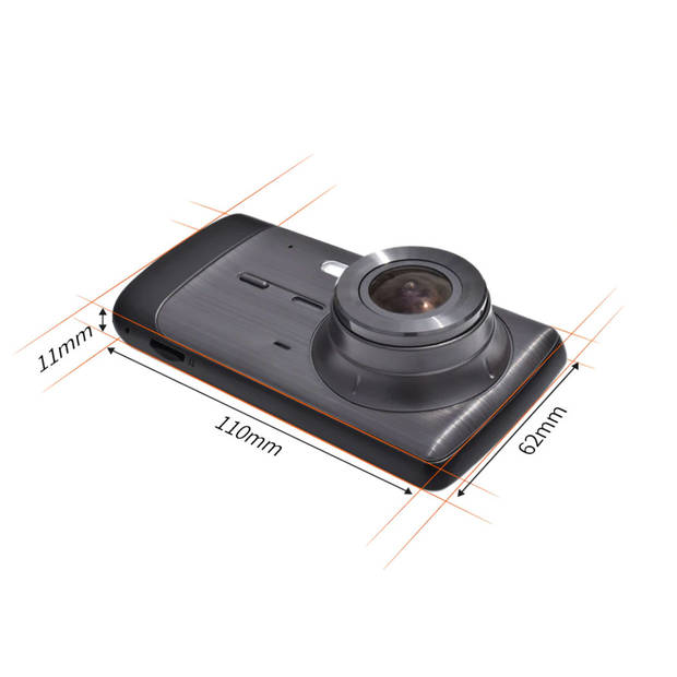 X4 Touch 2CH Dual 4.0 inch 1296p dashcam