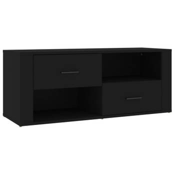 vidaXL Tv-meubel 100x35x40 cm bewerkt hout zwart