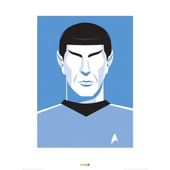 Kunstdruk Star Trek Pop Spock 50th Anniversary 60x80cm