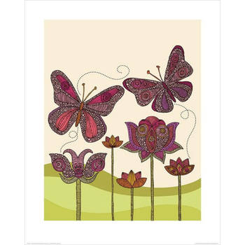 Kunstdruk Valentina Ramos - Butterflies 40x50cm