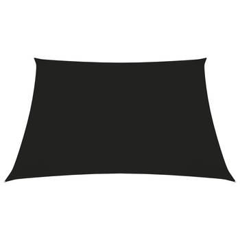 The Living Store Zonnezeil vierkant 7 x 7 m - PU-gecoat oxford stof - zwart