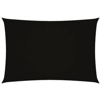 vidaXL Zonnescherm rechthoekig 3x5 m oxford stof zwart