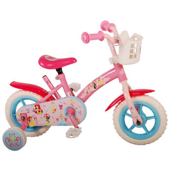 Disney Princess Kinderfiets - Meisjes - 10 inch - Roze - Doortrapper