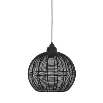 Light & Living - Hanglamp MILLA - Ø32x32.5cm - Zwart