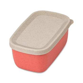 Koziol - Lunchbox, Klein, Lekvrij, Organic, Natuur Koraal - Koziol Candy S