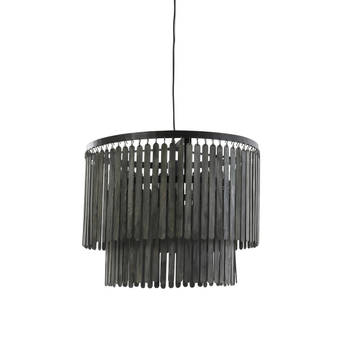 Light & Living - Hanglamp GULARO - Ø60x43cm - Zwart