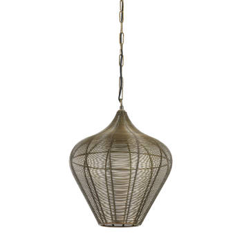 Light & Living - Hanglamp Alvaro - 36x36x40 - Brons