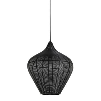 Light & Living - Hanglamp Alvaro - 36x36x40 - Zwart