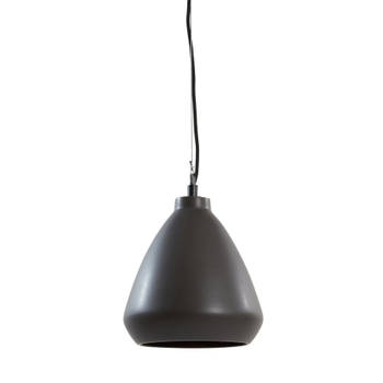 Light & Living - Hanglamp DESI - Ø22.5x25cm - Zwart