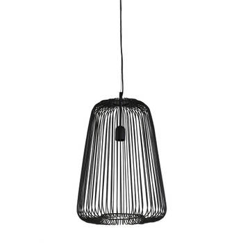 Light & Living - Hanglamp RILANU - Ø35x55cm - Zwart