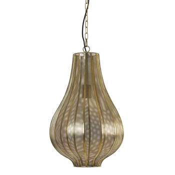 Light & Living - Hanglamp Micha - 33x33x55 - Goud