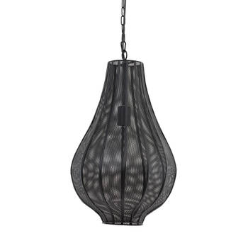 Light & Living - Hanglamp Micha - 33x33x55 - Zwart