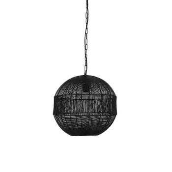 Light & Living - Hanglamp Pilka - 45x45x47 - Zwart