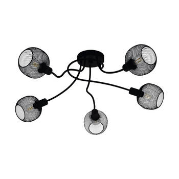 EGLO Wrington 1 Plafondlamp - E14 - Ø 75,5 cm - Zwart