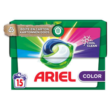 Blokker Ariel All-in-1 PODS Vloeibaar Wasmiddelcapsules 15 Wasbeurten Color Clean & Fresh aanbieding