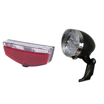 Benson Fiets achterlicht - incl. koplamp - fietsverlichting - 2x - LED - Fietsverlichting