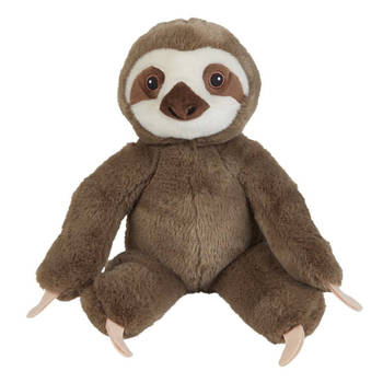 Pluche knuffel dieren Luiaard 23 cm - Knuffeldier