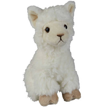 Pluche knuffel dieren Lama 18 cm - Knuffeldier