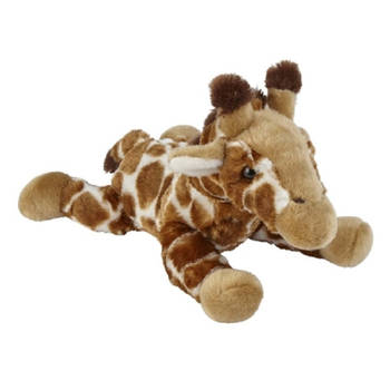 Gevlekte giraffe knuffel 25 cm knuffeldieren - Knuffeldier