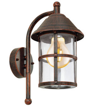 EGLO San Telmo - Buitenverlichting - Wandlamp - Antiek-Bruin - Helder