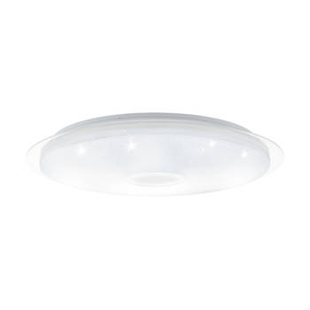 EGLO Lanciano Plafondlamp - LED - Ø 66 cm - Wit/Zilver - Dimbaar