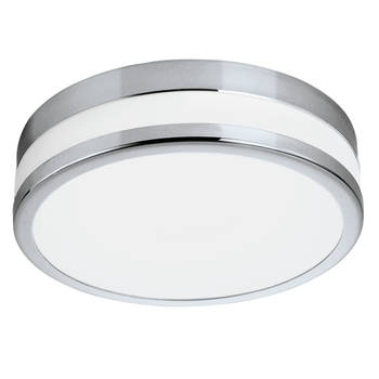 EGLO Batholino Led Palermo - Wand/Plafondlamp - Ø225mm. - Chroom - Wit