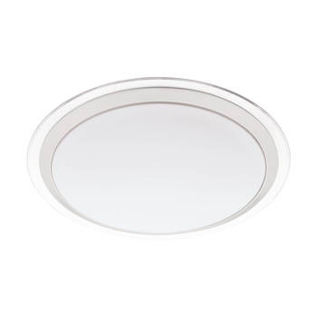 EGLO Competa-C Plafondlamp - LED - Ø 43 cm - Wit/Zilver - Dimbaar