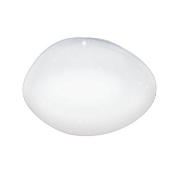 EGLO Sileras - LED plafondlamp - Ø45 cm - wit met kristal