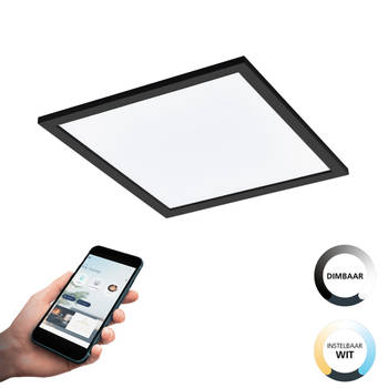 EGLO connect.z Salobrena-Z Smart Plafondlamp - 45 cm - Zwart - Dimbaar