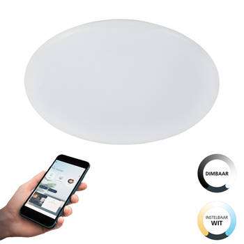 EGLO connect.z Totari-Z Smart Plafondlamp - Ø 38 cm - Wit - Instelbaar wit licht - Dimbaar - Zigbee